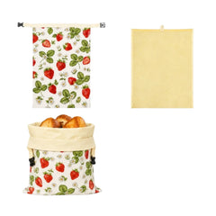 Cotton Linen Bread Bag