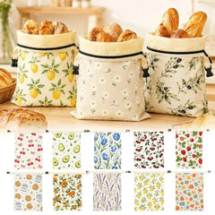 Cotton Linen Bread Bag